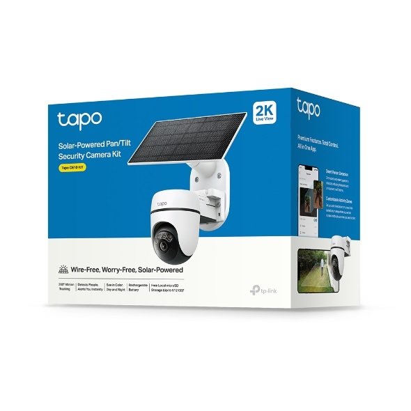 CAMARA IP EXTERIOR WIFI TAPO C610 KIT CAMARA IP A BATERIA + PANEL SOLAR